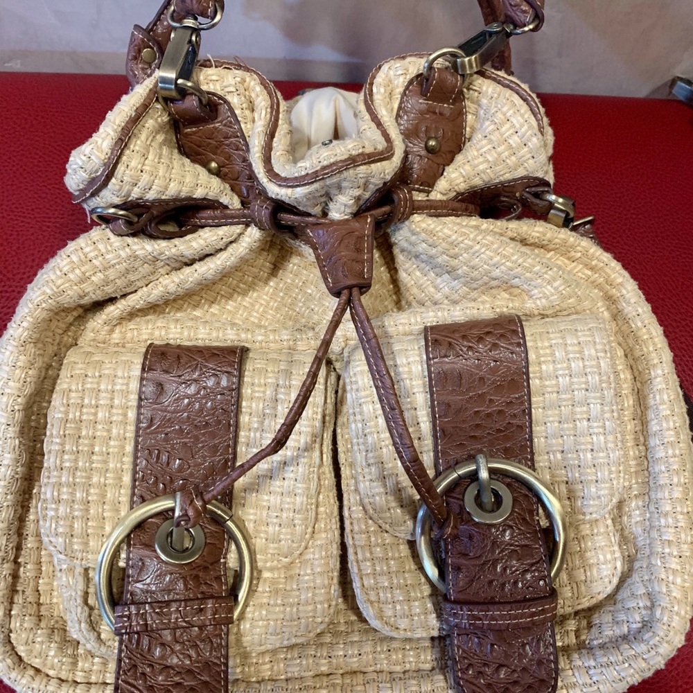 Vacation BCBG Straw Bag